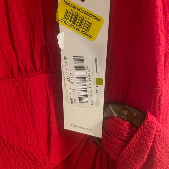 Calvin Klein red dress - Picture 4 of 6